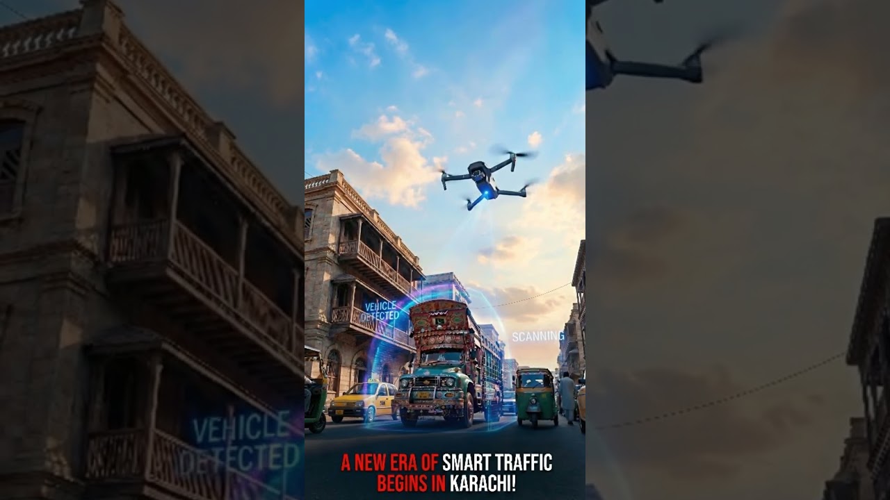 Karachi Introduces Pakistan&rsquo;s First Drone-Based E-Challan System | Smart Traffic Monitoring Upgrade