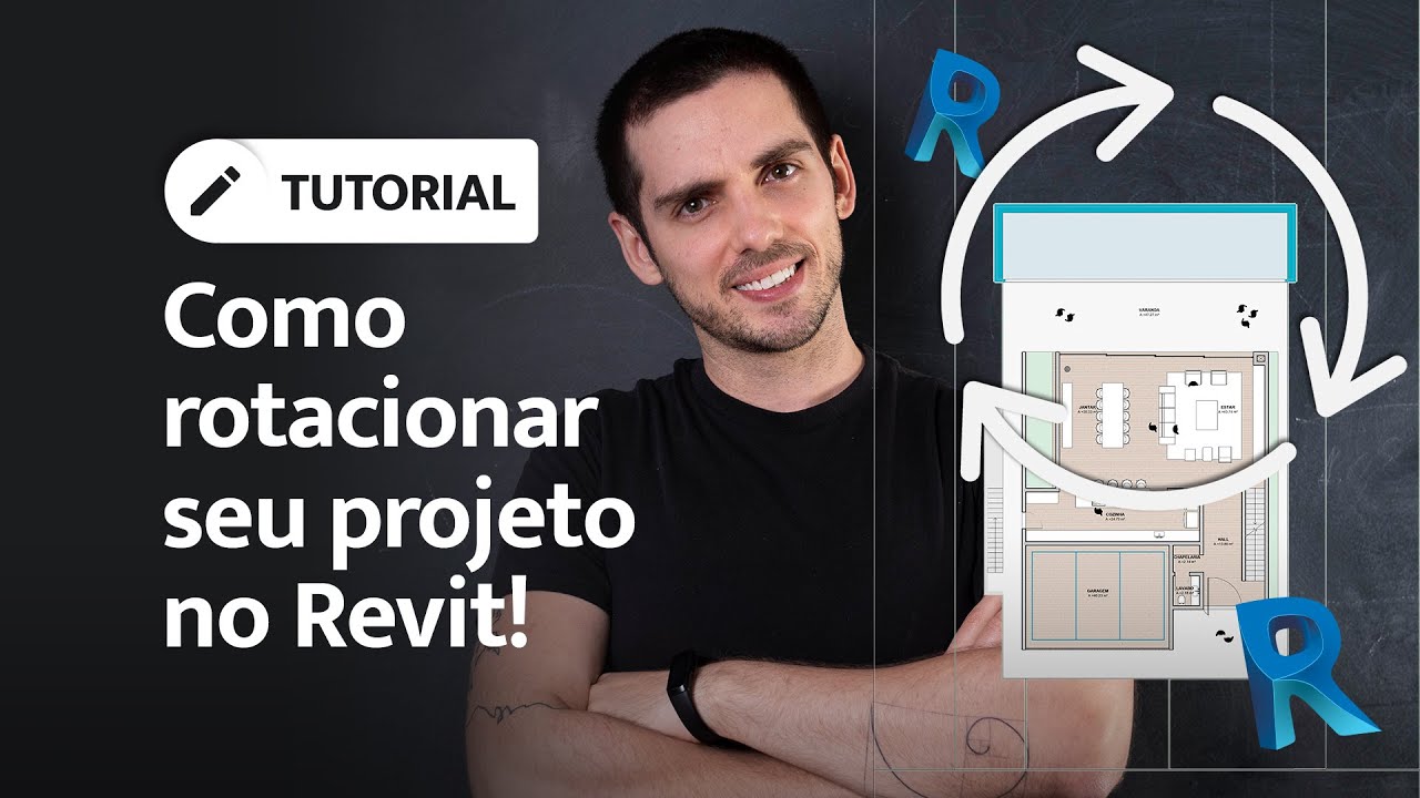 ROTACIONANDO TODO O PROJETO NO REVIT DE FORMA SIMPLES E FÁCIL!