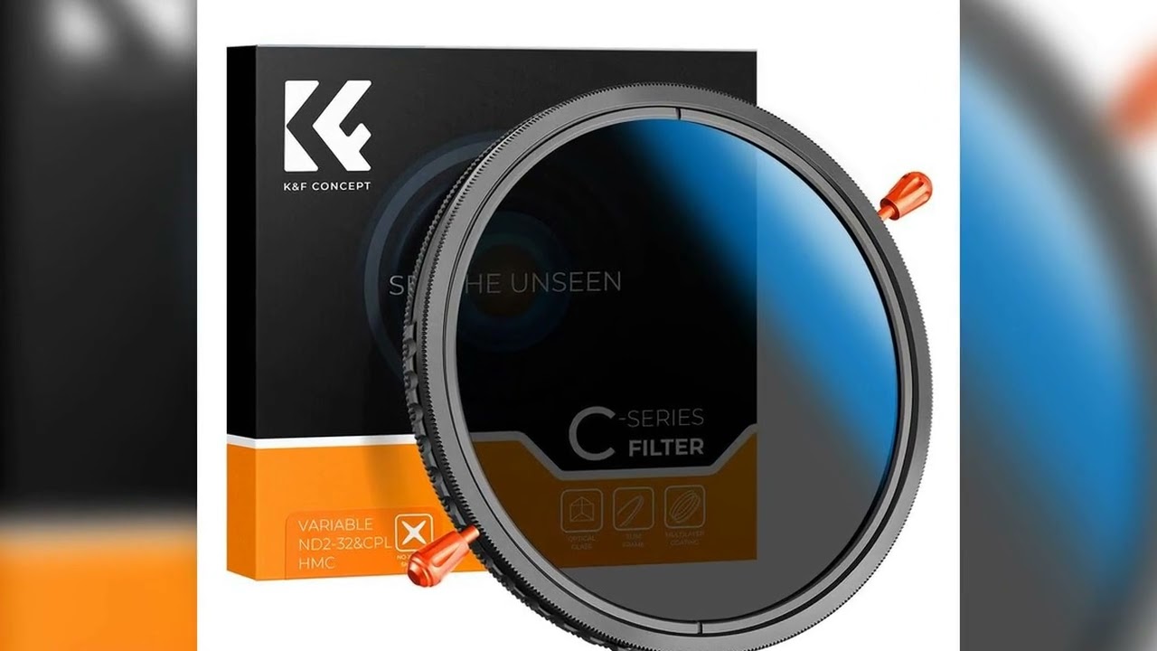 A must-have product! K&F Concept 2 in 1 CPL ND Filter 58mm 55mm 52mm 49mm ND2 32 82mm 77mm 72mm 67