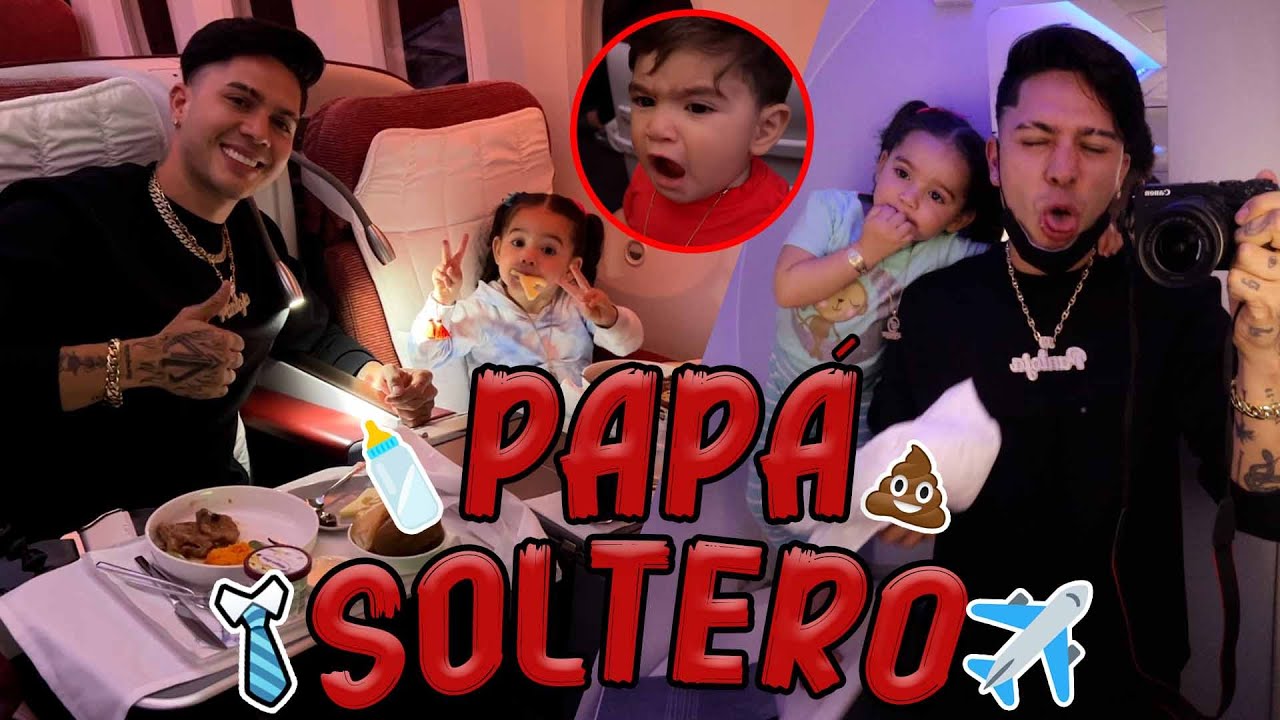 Siendo PAPÁ SOLTERO en un AVÍON 