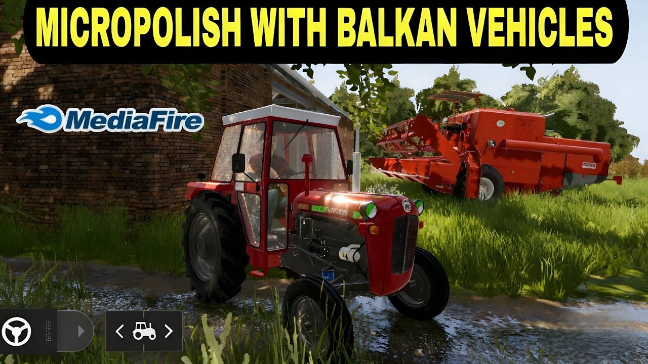 FS20 мод карты микрополиша плюс пакет техники Балканы 2026
