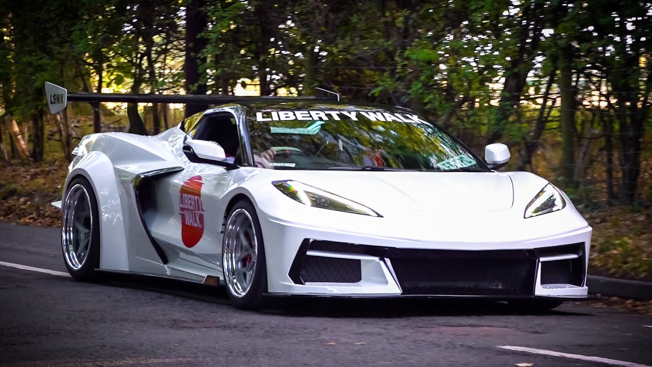 Modified Cars Leaving JapShow Finale at Santa Pod Raceway