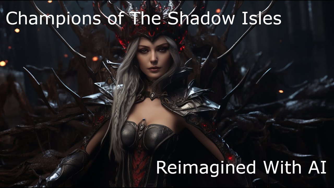 The Shadow Isles, The Blighted Lands | League of Legends Champions | Reimagined With AI