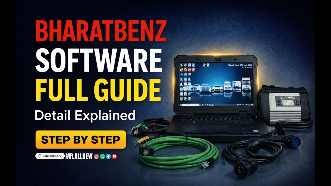 BharatBenzDiagnosticSoftwareFullGuide|StepbyStepDetail Explained#BharatBenzSoftware#TruckDiagnostics