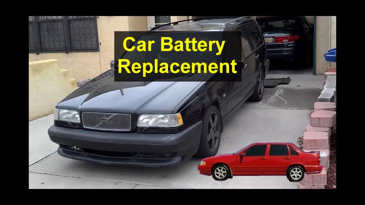 Как поменять аккумулятор автомобиля, замена, Volvo P80, 850, S70, V70 и т. д. -