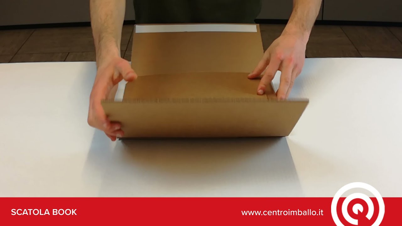 Imballaggio in cartone per libri - Centroimballo.it
