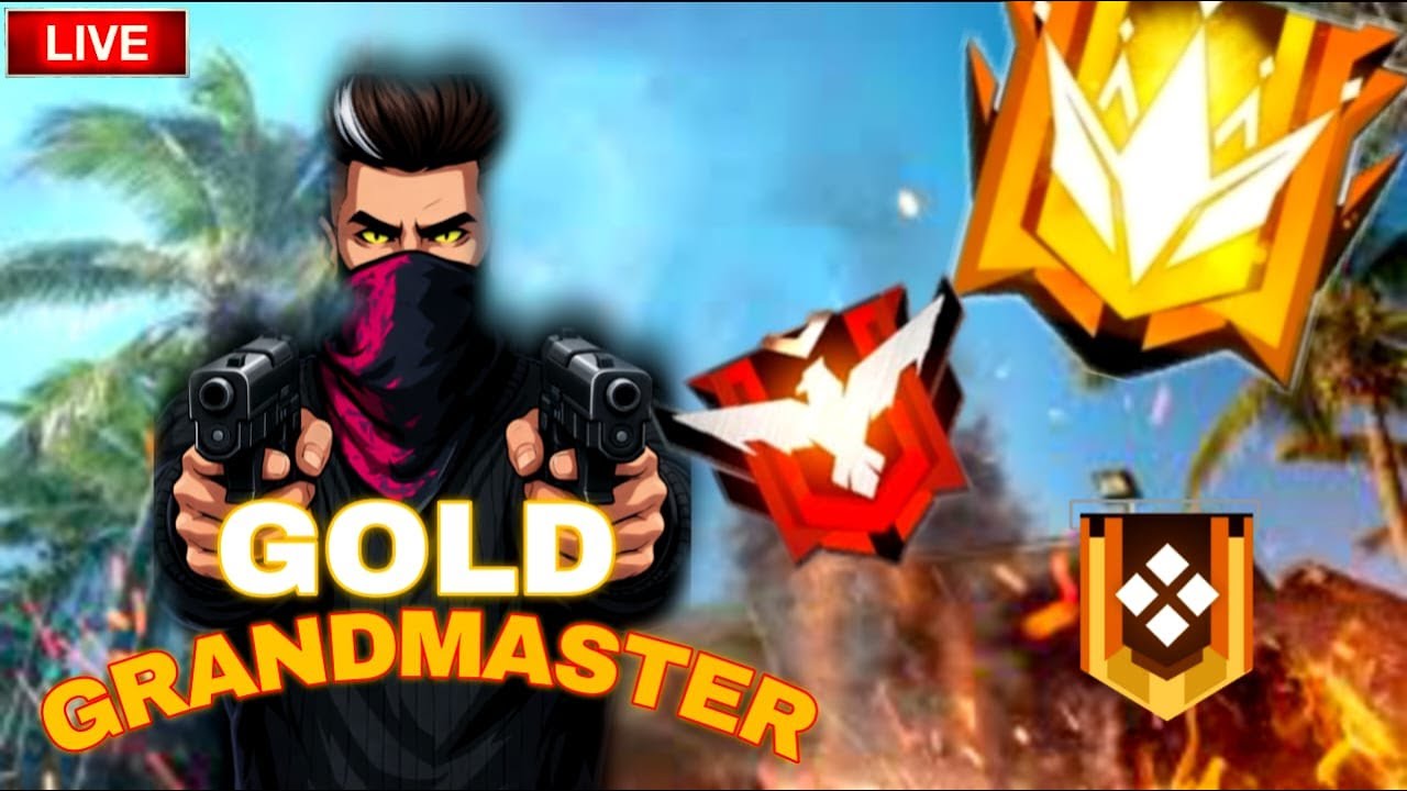 GOLD TO GRANDMASTER PUSH IN BR RANK | GARENA FREE FIRE