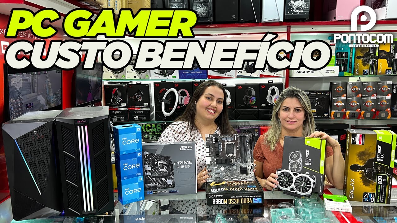 PC GAMER CUSTO BENEFÍCIO PRA RODAR VALORANT - É SÓ na PONTOCOM INFORMÁTICA SANTA IFIGÊNIA!