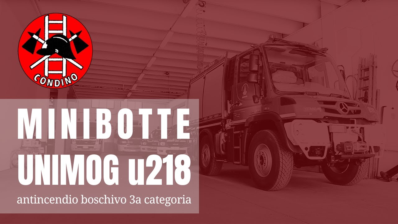 Minibotte Unimog u218 - Mercedes - antincendio boschivo 3a categoria