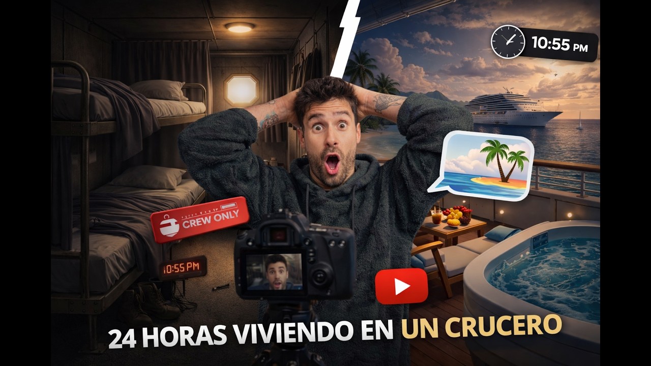 Así son 24HORAS en un CRUCERO. DIA LIBRE