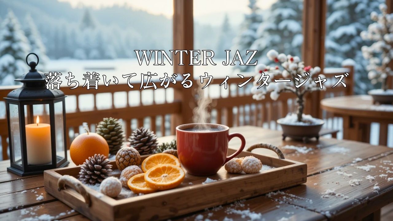 【作業用BGM】落ち着いて広がるウィンタージャズ｜長時間作業を支える冬カフェBGM ❄️☕Winter Jazz for Sustained Productivity