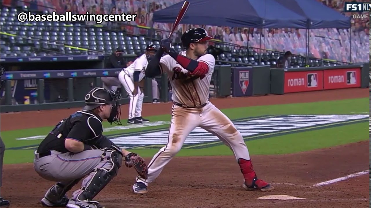 Travis d'Arnaud Home Run Swing - 2020 NLDS HR #1