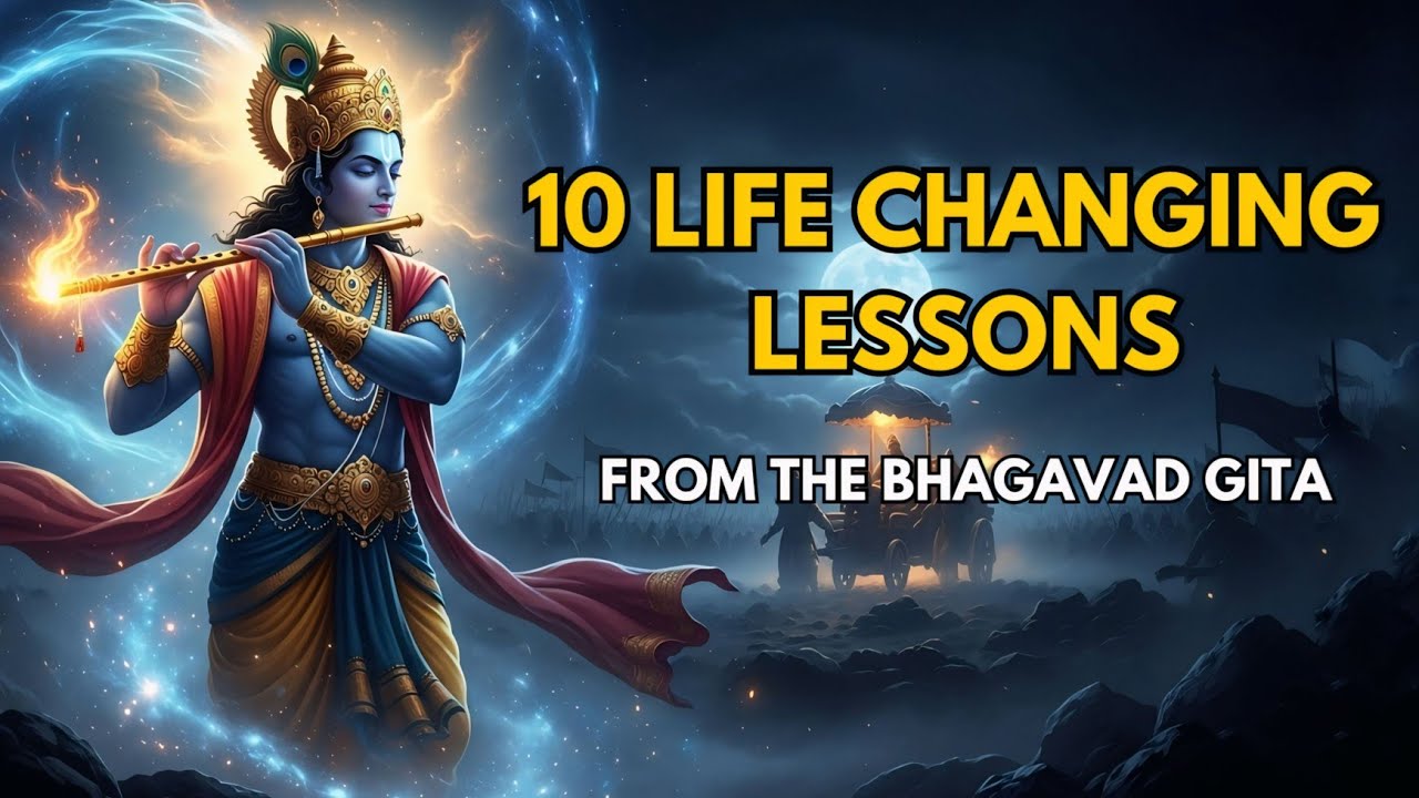 10 Life Changing Lessons from the Bhagavad Gita | Timeless Wisdom from Lord Krishna
