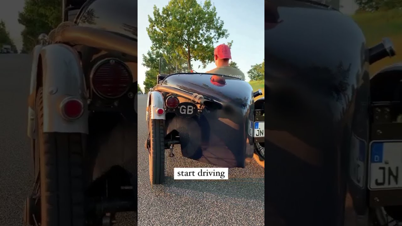 Starting a car from 1932 using hand crank