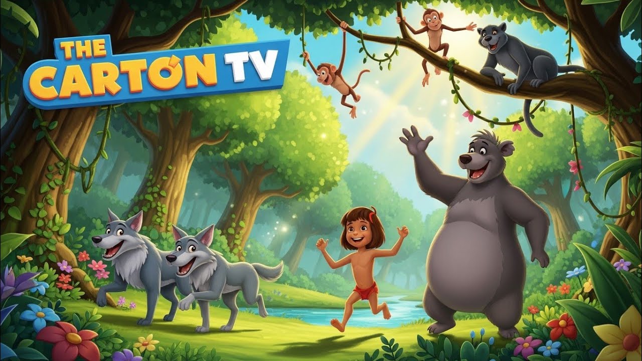 Jungle Joy with Mowgli 🌿 | Happy Jungle Poem for Kids | The Cartoon TV :