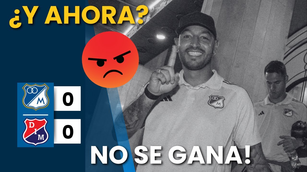 NUEVO RIDICULO EL AZUL NO LEVANTA Y EMPATA EN EL CAMPIN CONTRA EL DIM MILLONARIOS 0 MEDELLIN 0