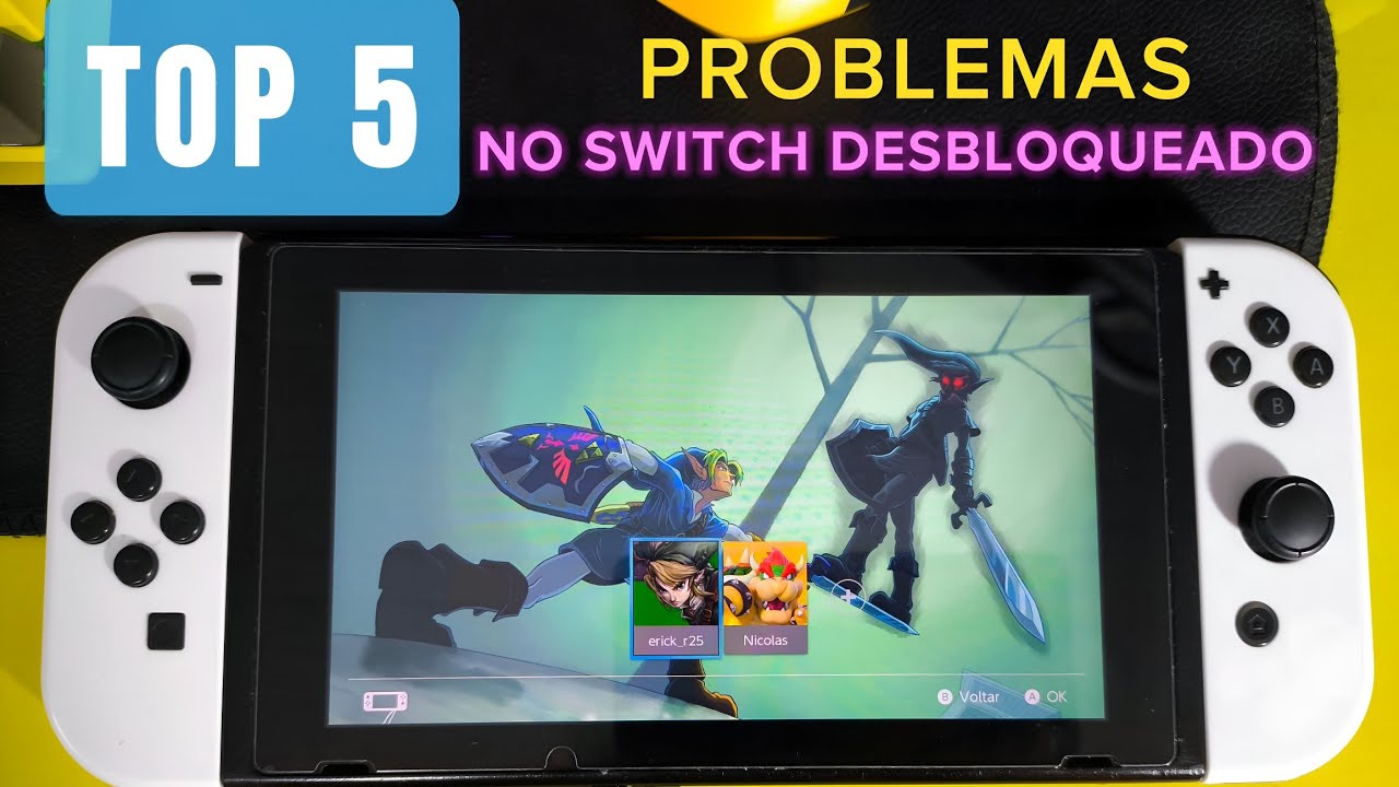 ⚠️🚨💥 CUIDADO!!! TOP 5 PROBLEMAS QUE ACONTECEM COM SWITCH DESBLOQUEADO 