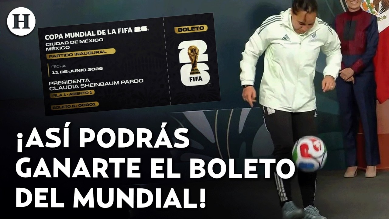 ¡Practica las dominadas! ¿Cómo ganar el boleto de Claudia Sheinbaum para inauguración del Mundial?