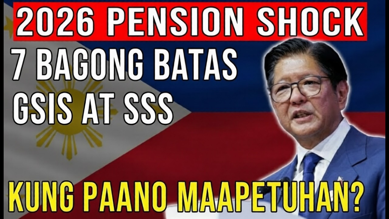 🚨 Enero 2026 Pension Shock! 7 Bagong Batas sa GSIS at SSS — Check Kung Paano Maaapektuhan ang Payout