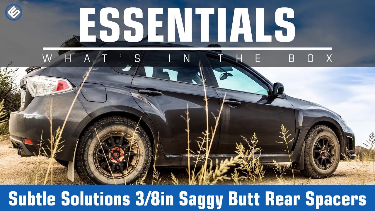 Subtle Solutions Rear 3/8in Saggy Butt Spacers - 08-14 Subaru WRX/STI - What's In The Box?
