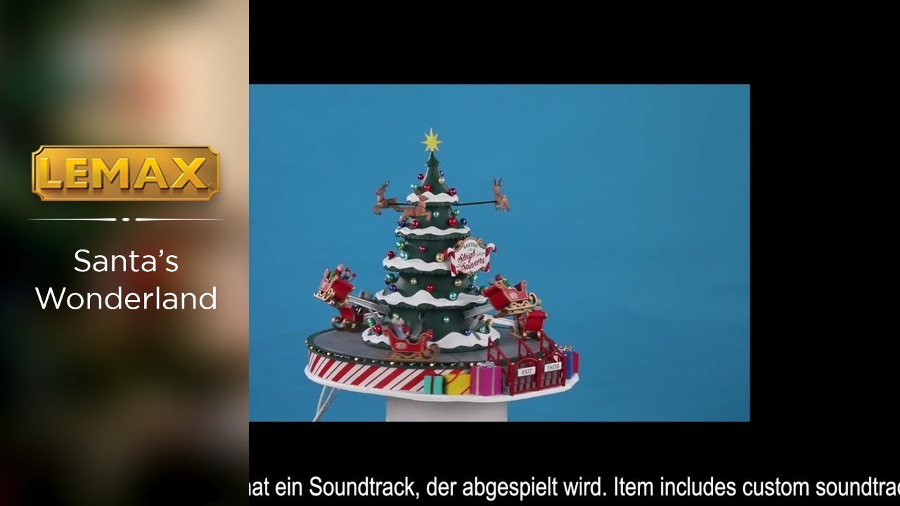 Lemax 14833 Santa's Sleigh Spinners