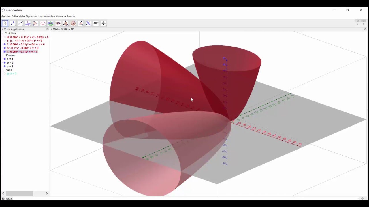 Cómo graficar superficies en R3 (con GeoGebra) [Tutorial Completo]