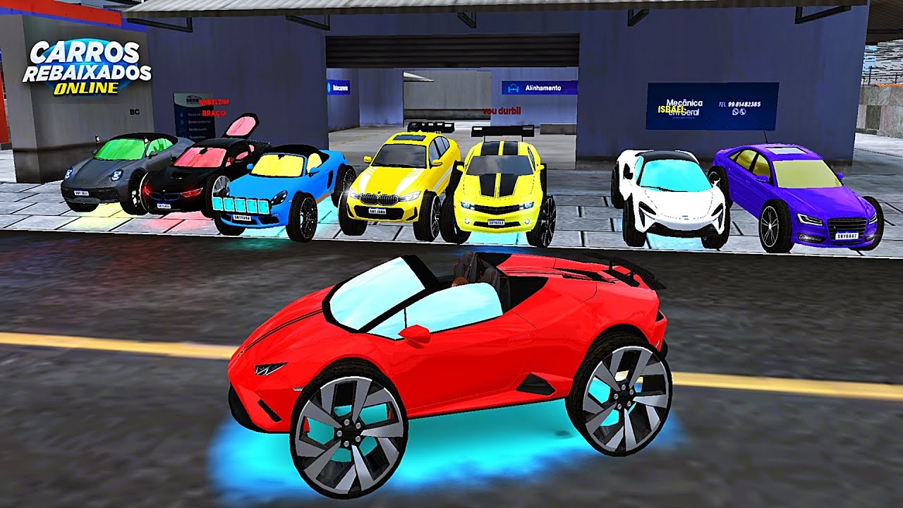 CARROS REBAIXADOS ONLINE | TRANSFORMAMOS OS SUPER CARROS EM DA HOT WHEELS NA OFICINA