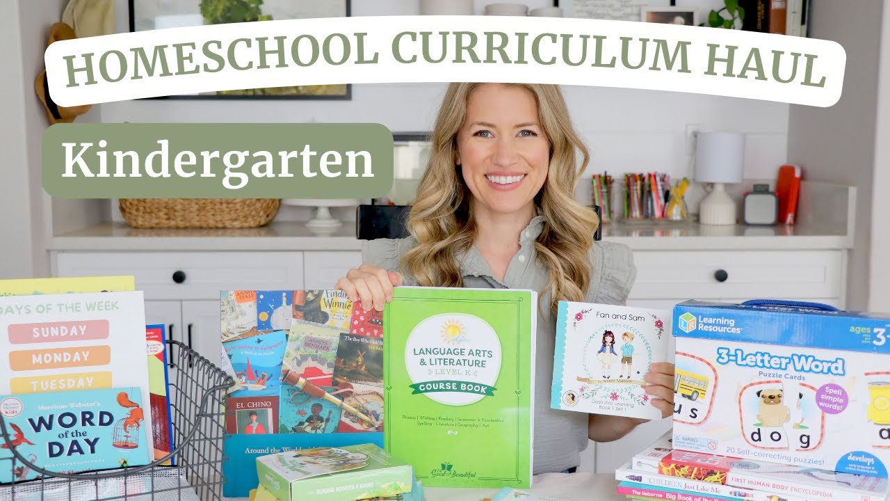 Kindergarten Homeschool Haul 2025-2026 School Year