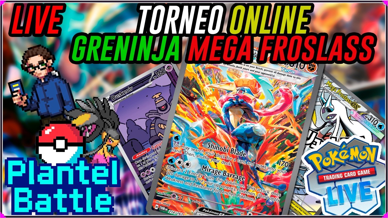 Pokemon TCG | Plantel Battle # 20 - Jugando Greninja Mega Froslass ! 100 codes a repartir uwu!