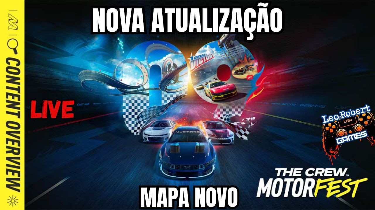 THE CREW MOTORFEST - NOVA ATUALIZAÇAO - MAPA NOVO - MODO NASCAR CORRIDAS ONLINE CARROS NOVIDADES