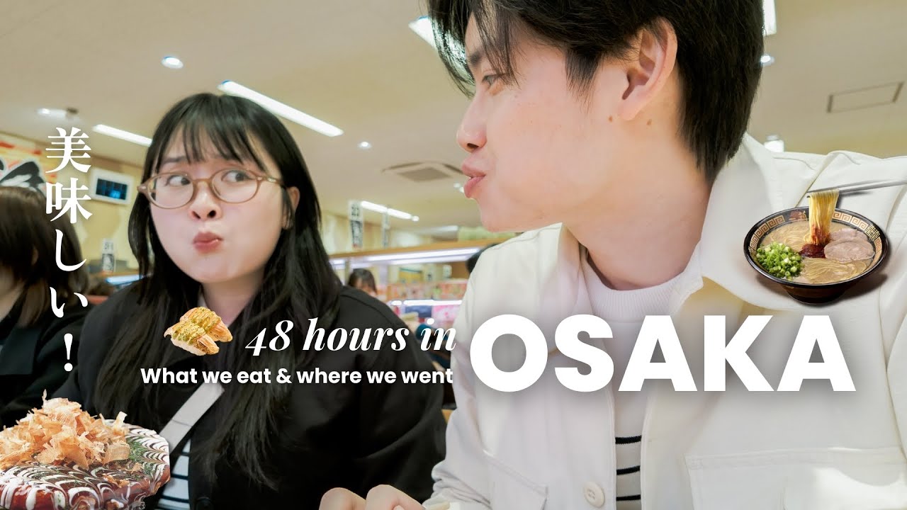 🇯🇵 JAPAN VLOG | Nhật ký 48H ở Osaka: Tụi mình ăn gì, đi chơi đâu? 🍜 | Ep.4