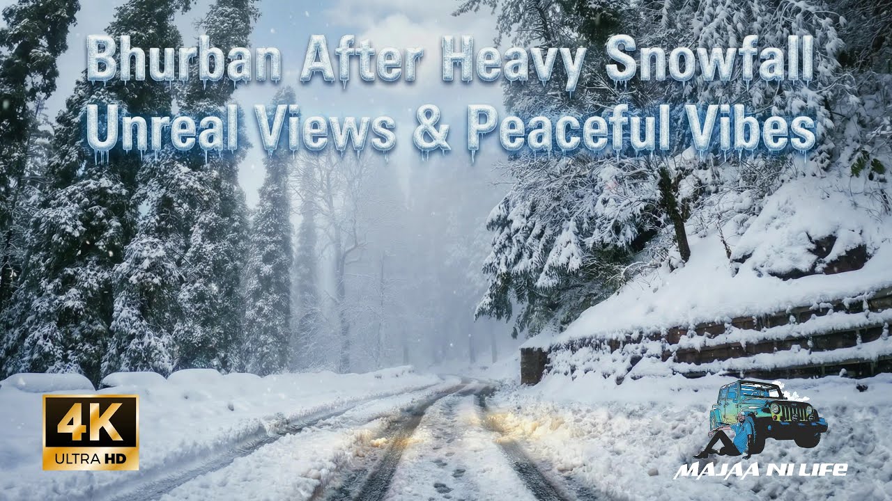 Bhurban After Heavy Snowfall | Unreal Views & Peaceful Vibes | live bhurban update