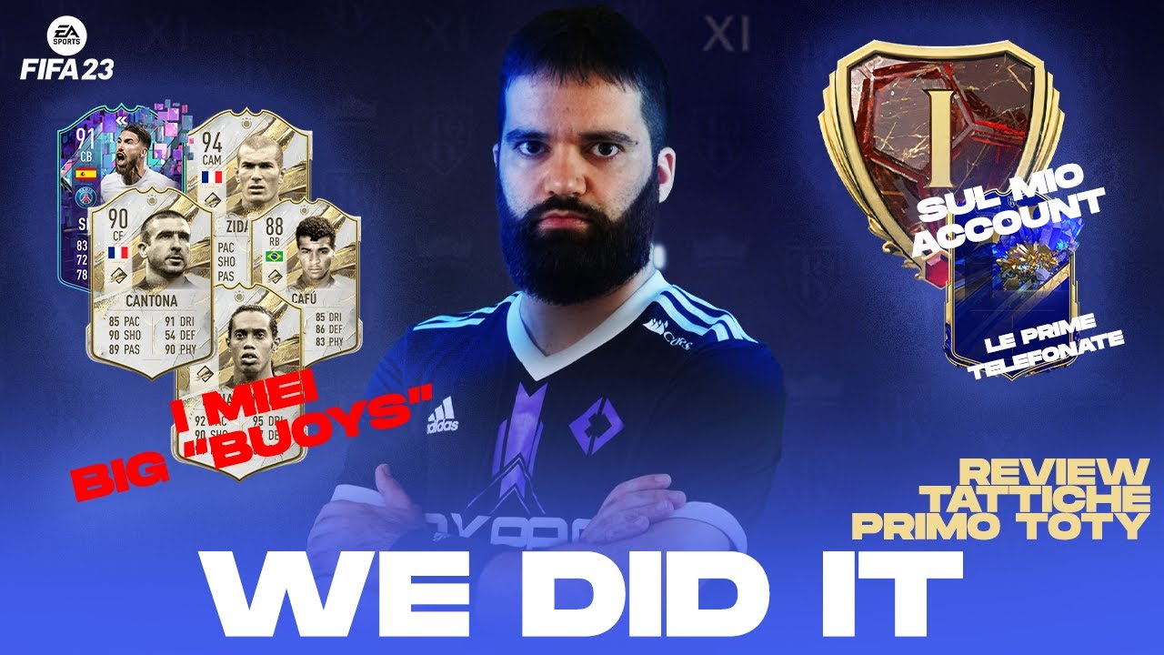 TOTY MIO ACCOUNT, LIVELLO 1 WL, PRIME TELEFONATE, CANTONA 90 ||| FIFA 23 PLAYERS REVIEW TATTICHE