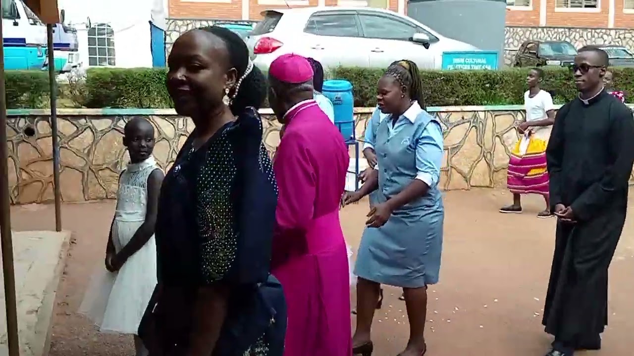 ST FRANCIS P SCH BUDO BLESSING OF P 7 CANDIDATES AND CONFIRMATION BY ARCHBISHOP AUGUSTIN KASUJJA
