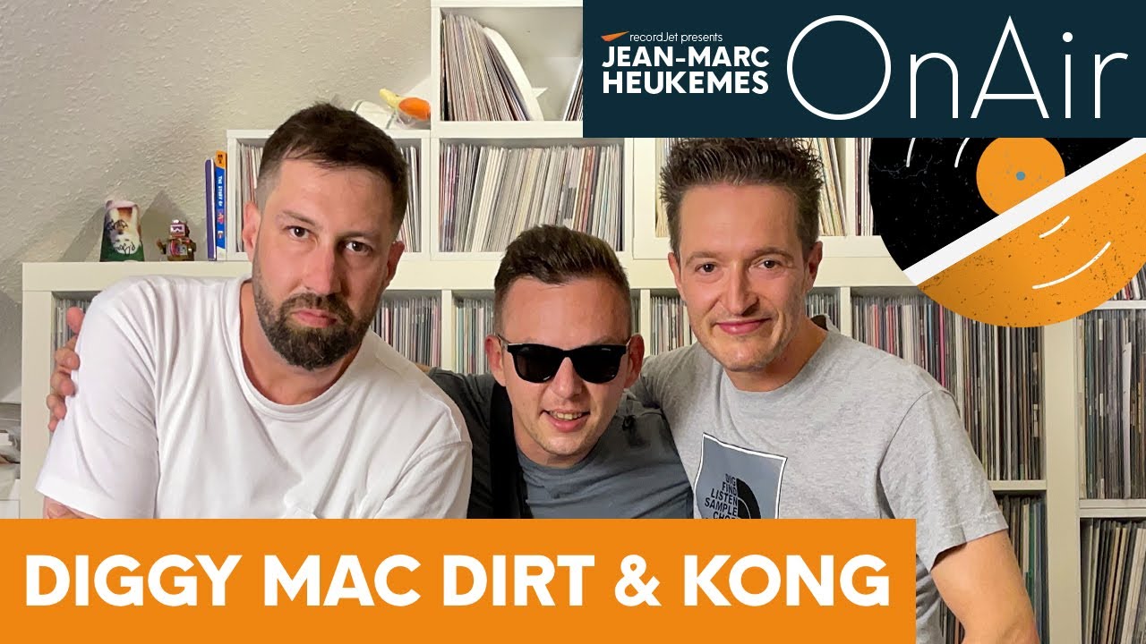 Diggy Mac Dirt & Kong im Interview mit Jean-Marc Heukemes OnAir - präsentiert von recordJet