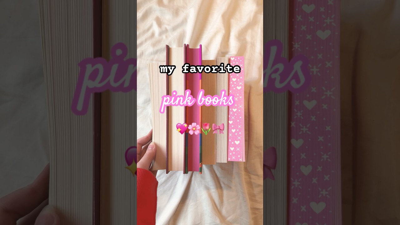 pink books🌸💌🌷
