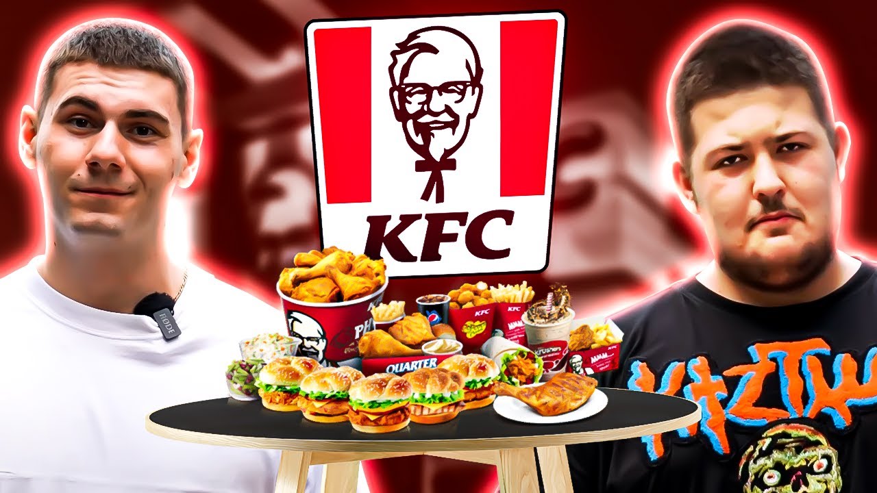 ПОРЪЧАХМЕ ЦЯЛОТО МЕНЮ НА KFC С @Dan4o