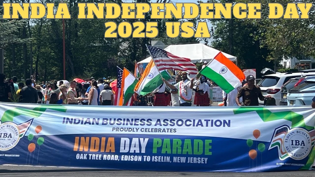 India Independence Day Parade 2025 Celebration in USA | Edison New Jersey