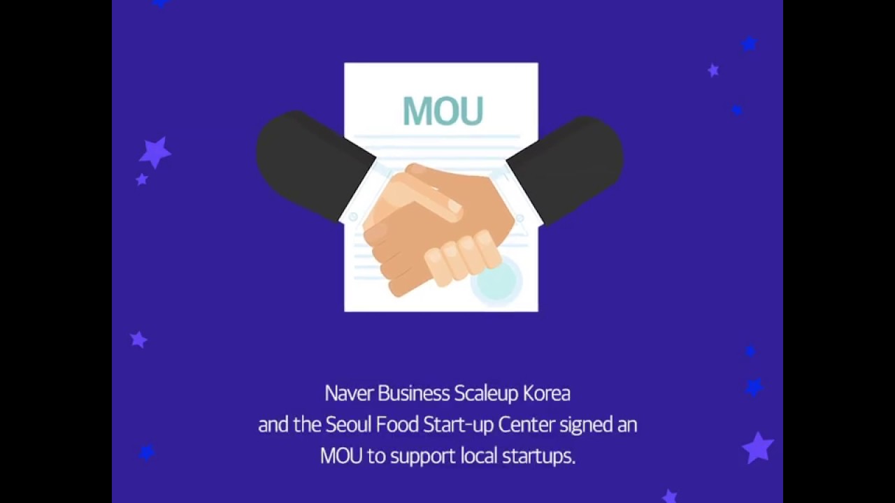 Signing an MOU for 