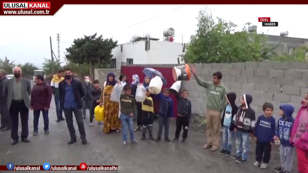 Hatay'ın Ocaklı mahallesinde su akmıyor
