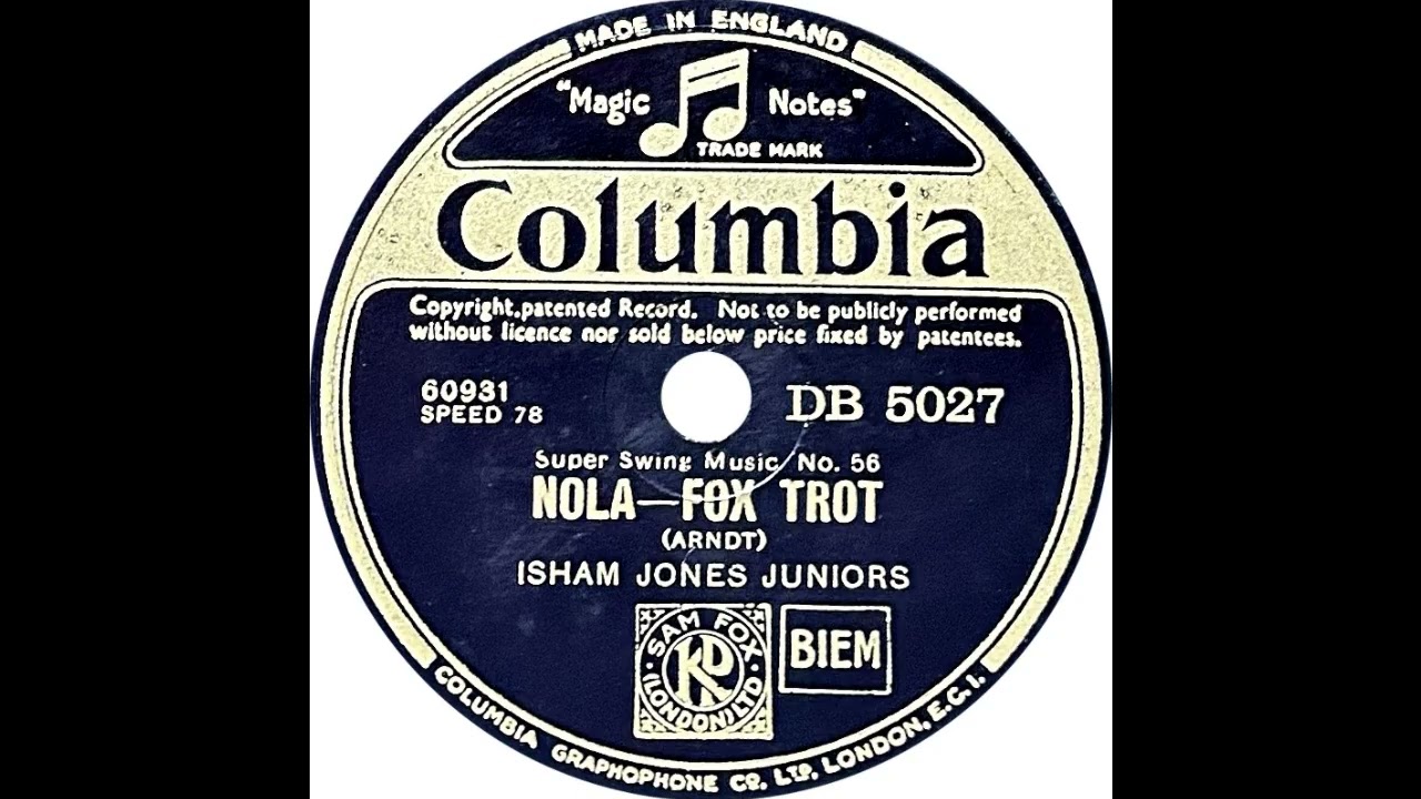 Isham Jones - Nola