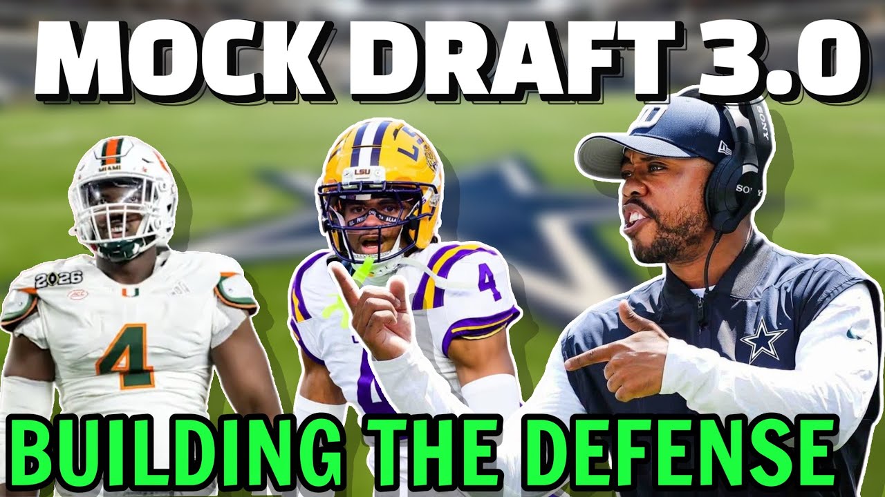 Dallas Cowboys 5 Round Mock Draft *****With Trades***