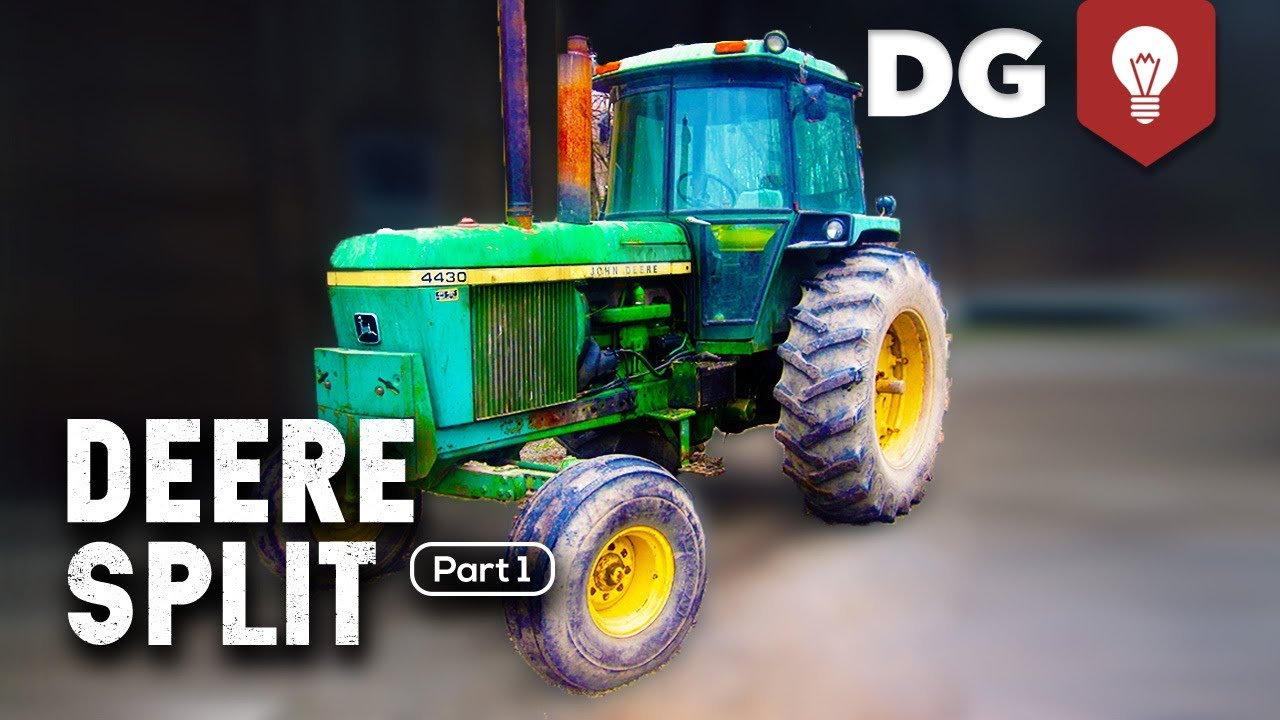 How To Split A John Deere Tractor (4430 Part 1)
