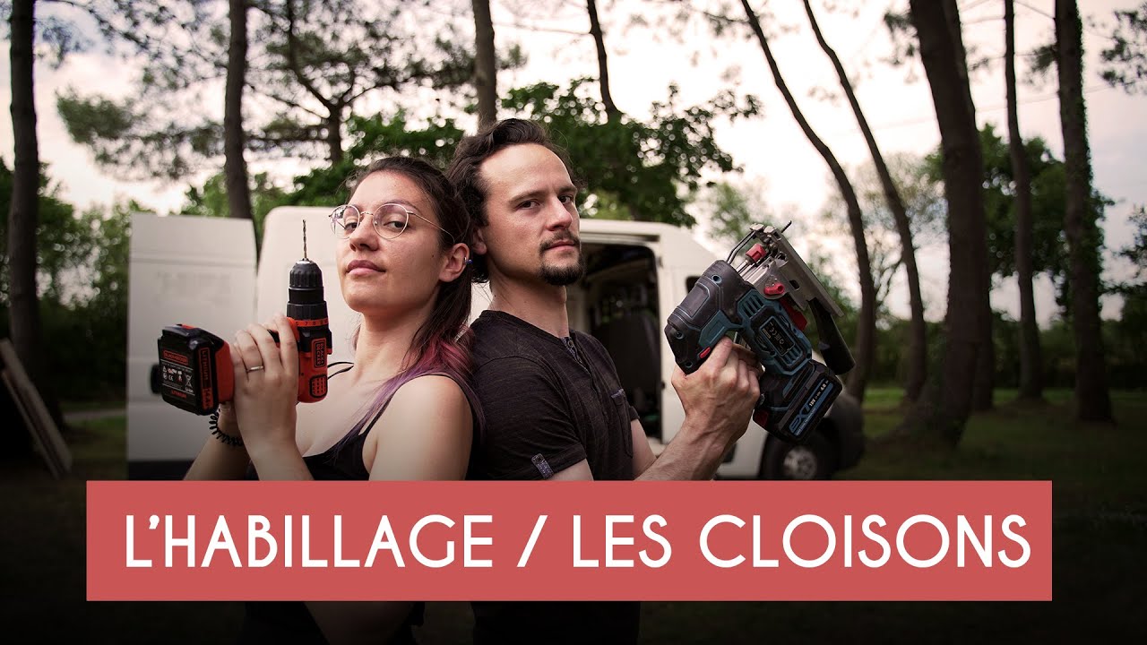 Aménagement de fourgon : on pose l'habillage en lambris et en contreplaqué dans notre van aménagé !