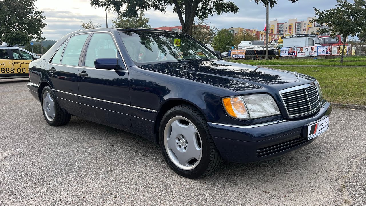 SPRZEDANY - Mercedes S-klasa S320 W140 prezentacja do sprzedaży Klasyk Youngtimer