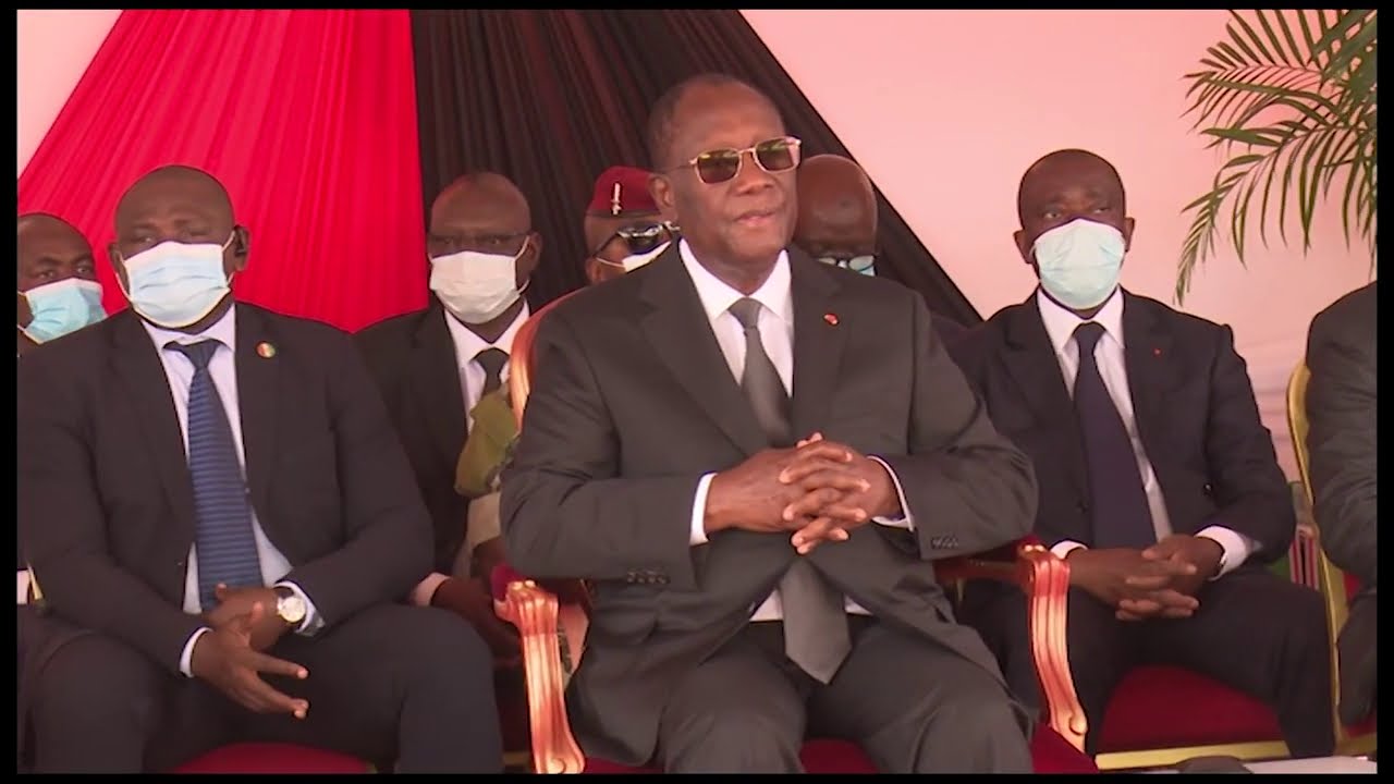 Le Président Alassane Ouattara aux obsèques du Roi du Djuablin