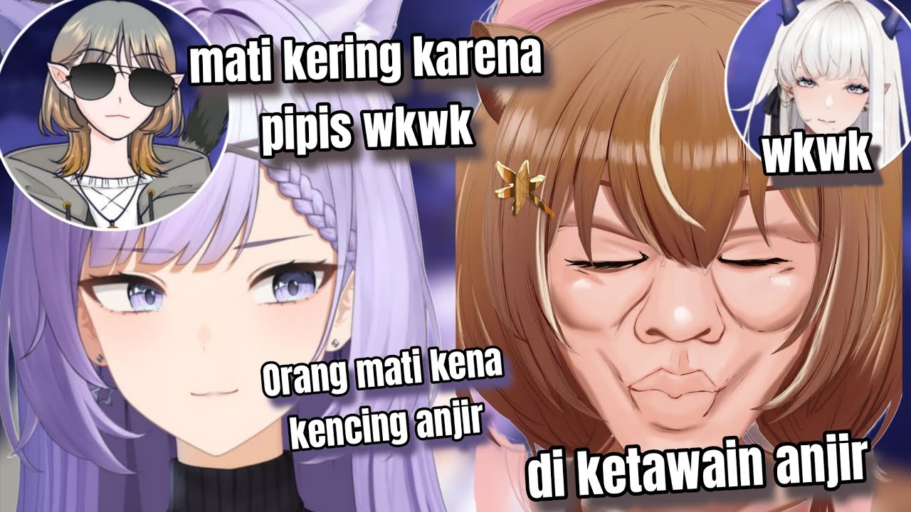 Momen Risu di ketawain gara-gara mati waktu pipis sampai sammy bengek wkwk