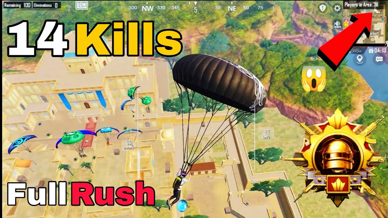 14 Kills Hot Drop Full Rush 🔥 | BGMI Gameplay #Bgmi #solovssquad #clutch #bgmigameplay 