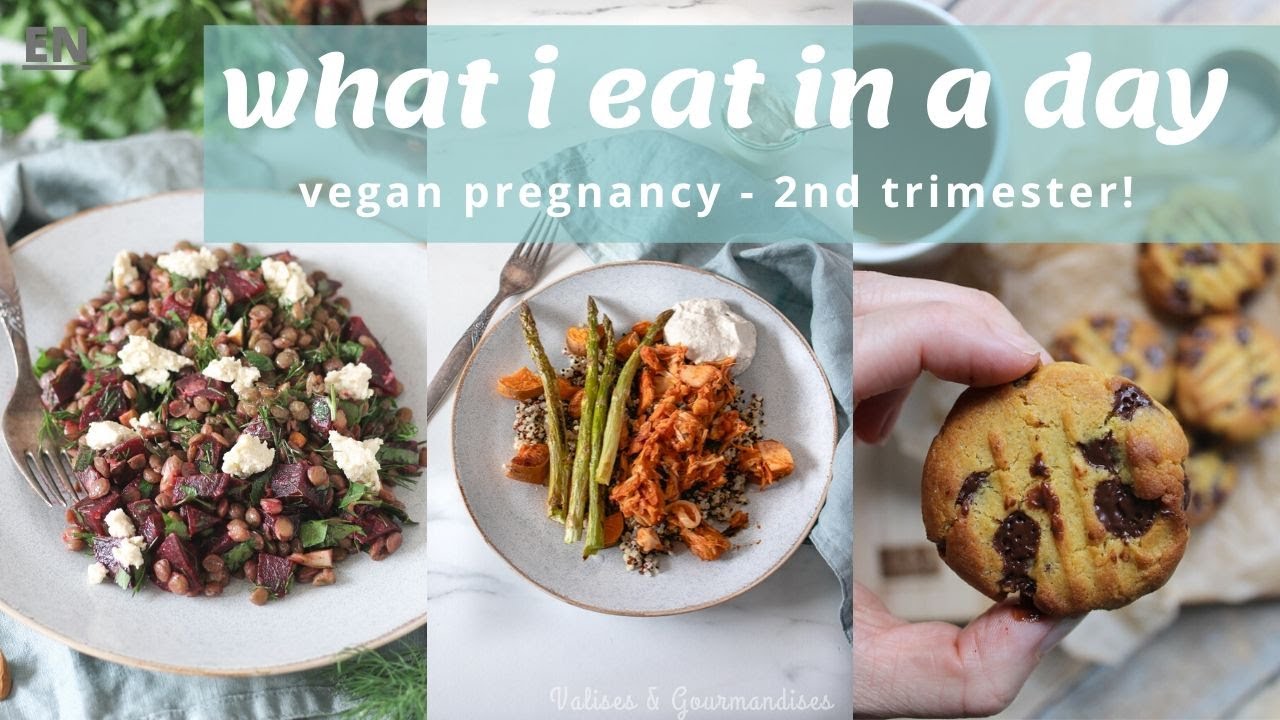 WHAT I EAT IN A DAY #5 - VEGAN PREGNANCY EDITION - cravings, bumpdate | Valises & Gourmandises