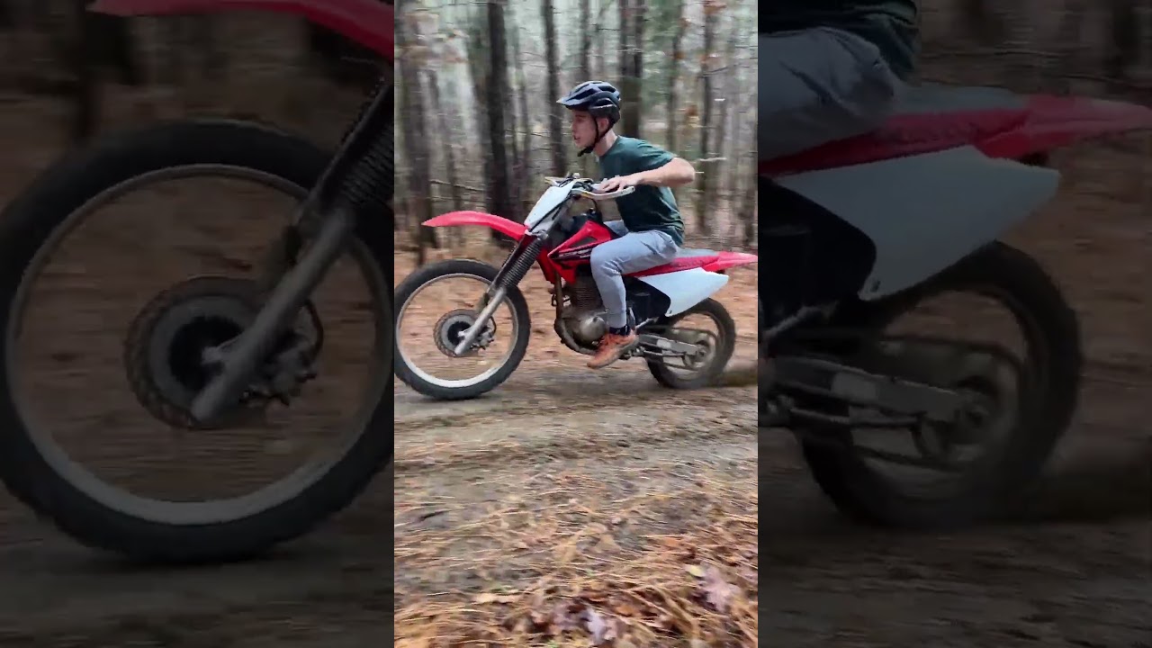 Honda Crf150f launch!  #dirtbike #offroad #rock
